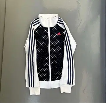 00s 도트 adidas 트랙 자켓 y2k 위시코어 베이비