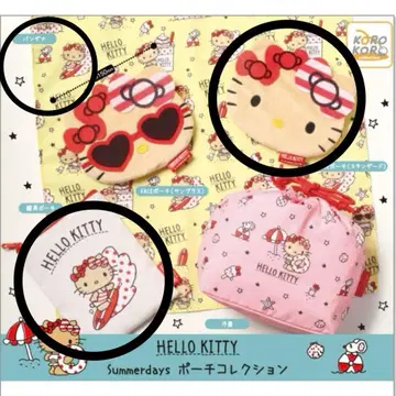 헬로키티 Summerdays 파우치 컬렉션 3세트 키티