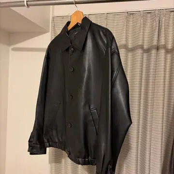 GLOBAL WORK 페이크 가죽 자켓