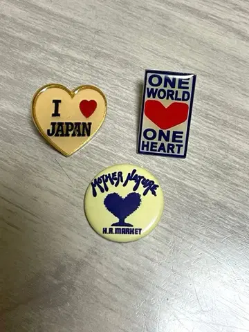 할리우드 런치 마켓 핀 배지 3개 세트