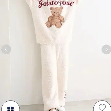 젤라또피케 HOLIDAY 스노우 베어 롱 팬츠 젤라피케