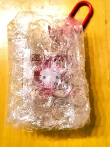 산리오 시크릿 키링 후르츠 디자인 키티 헬로키티 빨간색