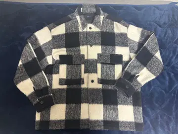 아이템즈 어반 리서치 샤기 체크 CPO 자켓