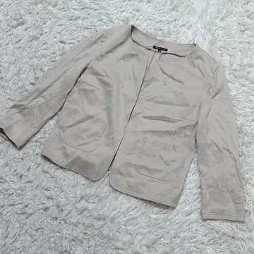 [ c7085 ] 23구 노카라 자켓 베이지