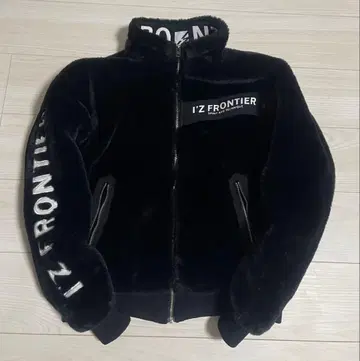 [ 새상품급 ] I'Z FRONTIER 윈드 블록 보아 자켓 블랙
