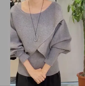 한 번 시착만 한 이시카와 라보 니트 스웨터