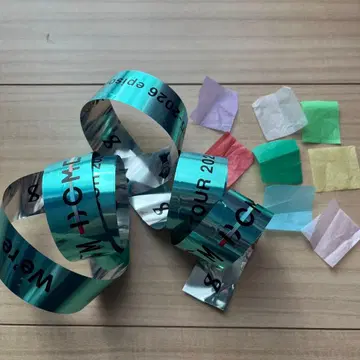 라스트 1점 timelesz 타임리스 은색 테이프 1개 종이 낙하물 8색