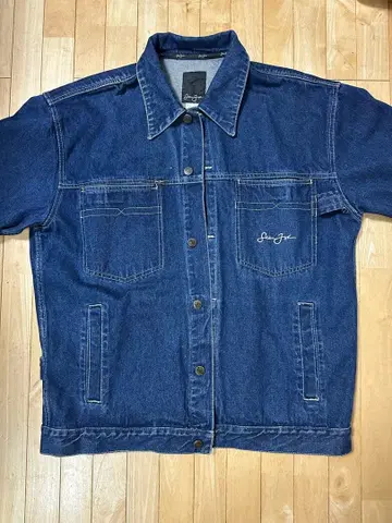션 존 데님 자켓 인디고