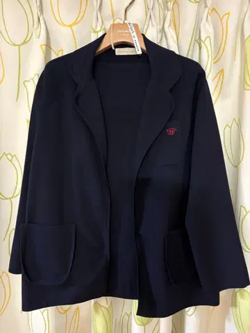 미로 월드 윈 스위트 가디건 니트 네이비 컬러