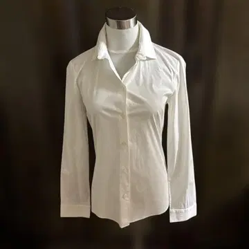 질 샌더 네이비 JIL SANDER NAVY 셔츠 화이트 사이즈 34