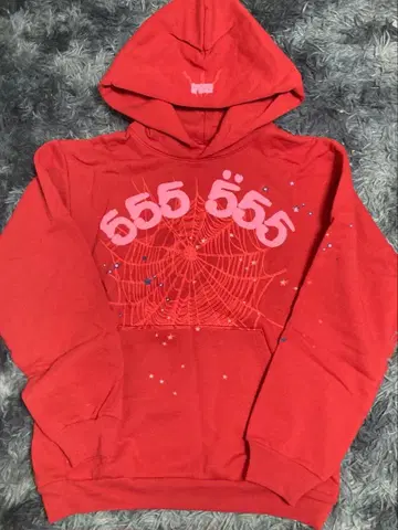 [정품] Sp5der 555 number red 선착순