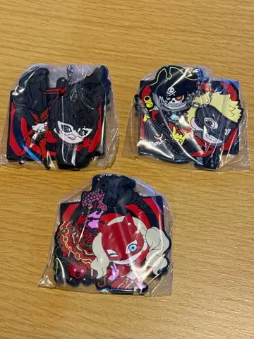 페르소나 5 러버 마스코트 3종 세트 조커, 스컬, 팬서