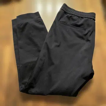 블랙 조거 팬츠