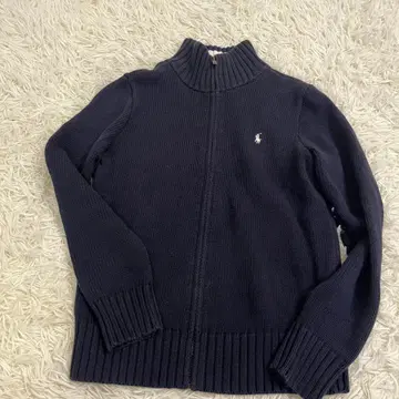 폴로 랄프로렌 집업 후드티 네이비 포니 y2k 그런지