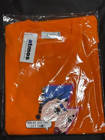 atmos 아토모스 갸루즈 T셔츠 오렌지