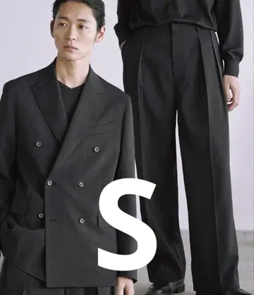 WYM LIDNM HIGH TWIST PE DOUBLE SUIT 블랙