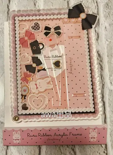 [ 핑크 ] 후쿠야 루루 리본 아크릴 프레임