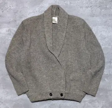 [ SALE ] 90s 숄카라 니트 아이슬란드 울 북유럽 짧은 기장