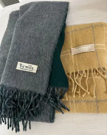 울 캐시미어 머플러 2세트