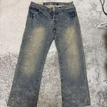 archive a&f design baggy wide denim