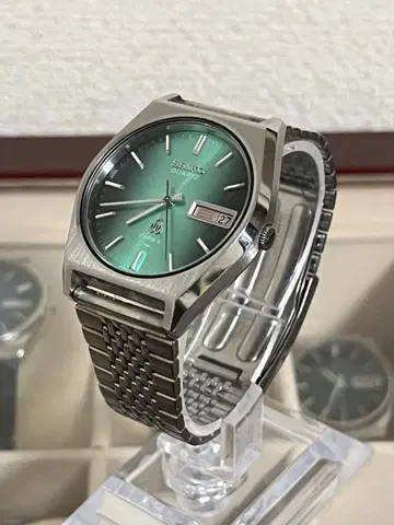 세이코 TYPE II 쿼츠 손목시계 그린