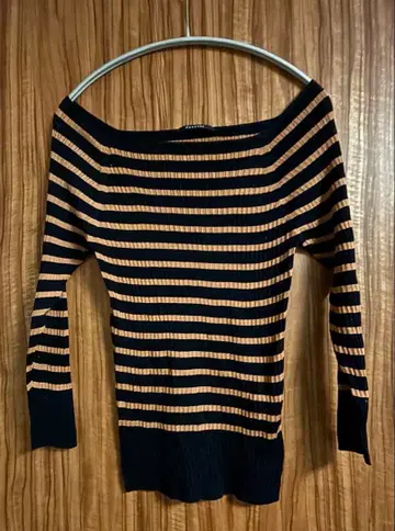 MACPHEE 보더 니트 S 새상품