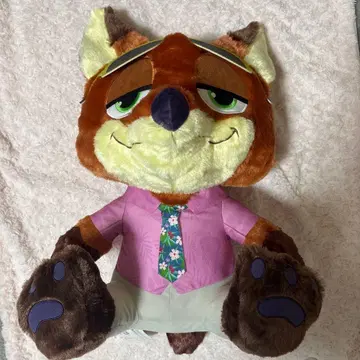 [ 미사용 새상품 ] 주토피아2 슈퍼 라지 봉제 인형 닉 와일드