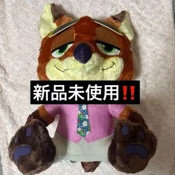 [ 미사용 새상품 ] 주토피아2 슈퍼 라지 봉제 인형 닉 와일드