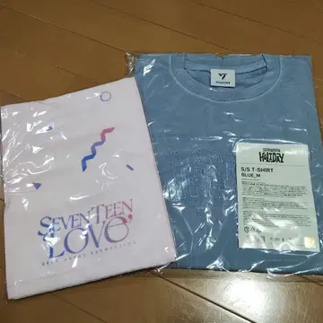 SEVENTEEN S/S 티셔츠 블루 M 타월 세트