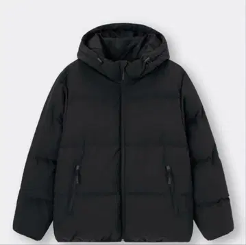 사카구치 켄타로 착용 블랙 다운 자켓 후드 부착 GU