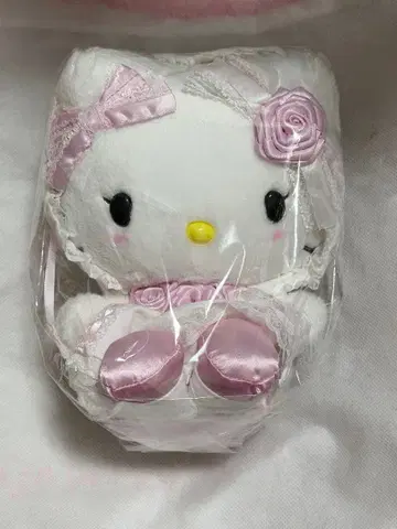 산리오 헬로키티 봉제 인형 화이트 프릴 키티