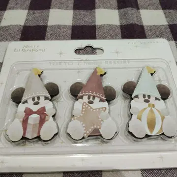 도쿄 디즈니 리조트 데코레이션 마그넷 3개 세트