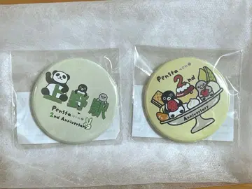 Suica 펭귄 캔 배지 2개 펜스타 2주년 우에노역 푸딩 알라모드