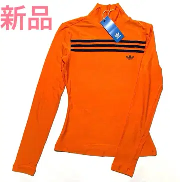 새상품 아디다스 오리지널스 70S 긴팔 쓰리 스트라이프 셔츠 하이넥