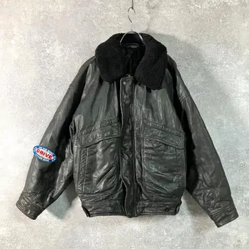 INTERMEZZO 가죽 자켓 소가죽 블랙 보아 자켓 가죽 아우터