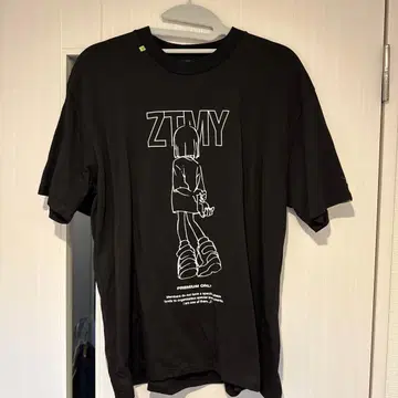 계속 한밤중이면 좋을 텐데 니라 T셔츠 블랙 L 사이즈