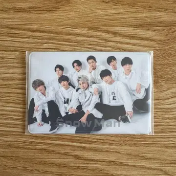 SnowMan FC 조기 가입 한정판 혜택 회원증 케이스