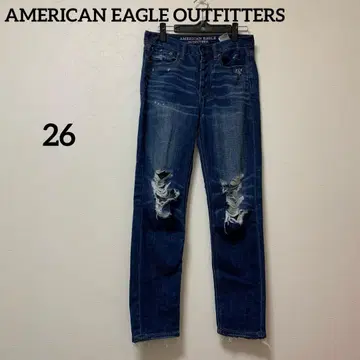 AMERICAN EAGLE 데미지 데님 26 REGULAR 스키니