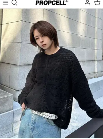 Skeleton Mesh Knit 니트 세일!