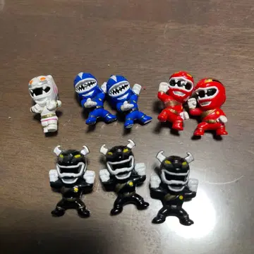 슈퍼전대 히어로 가오레인저 피규어 마그넷 8개 세트