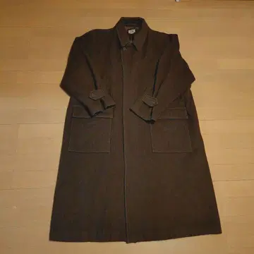 BASCO 바스코 브라운 롱 코트 M 사이즈 울 코트 브라운 브라운 계열