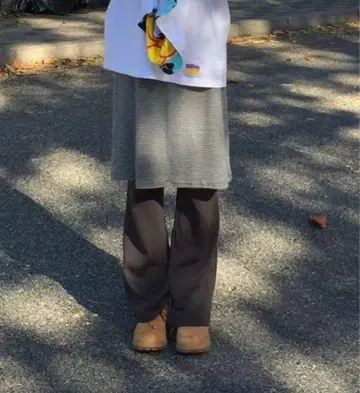 레이어드 팬츠 스커트 레이어드 y2k 그런지