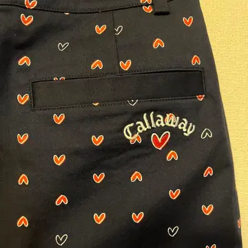 Callaway 하트 무늬 스커트 네이비