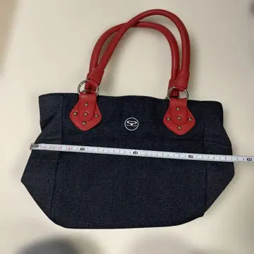 사보이 데님풍 핸드백