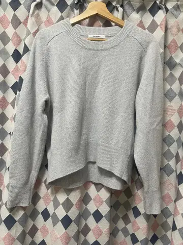 URBAN RESEARCH FOX 혼 아이스 그레이 긴팔 니트