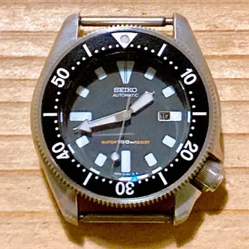 세이코 다이버 4205-0143 블랙 다이얼 자동 태엽 달력 포함