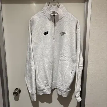 HIIT H2T 하프 지퍼 트레이닝복 그레이 XXL