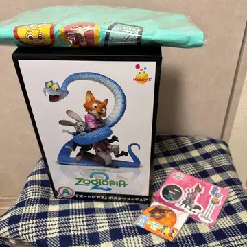 주토피아2 Happy 복권 A상 포스터 피규어 E상 토트백