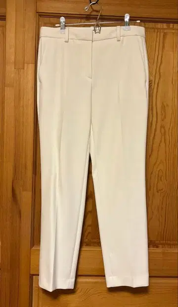 띠어리 화이트 스틱 팬츠