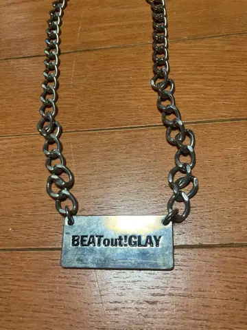 BEATout! GLAY 체인 목걸이 그레이